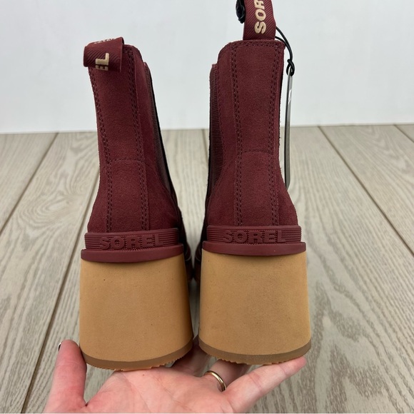 Sorel Women's Hi-Line Heel Chelsea Boots US8.5 Spice, Tawny Buff $190 - Picture 7 of 12